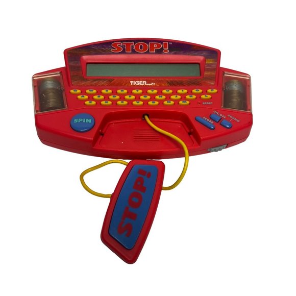 Tiger Toys Vintage Tiger Stop Red Handheld Battery Operated